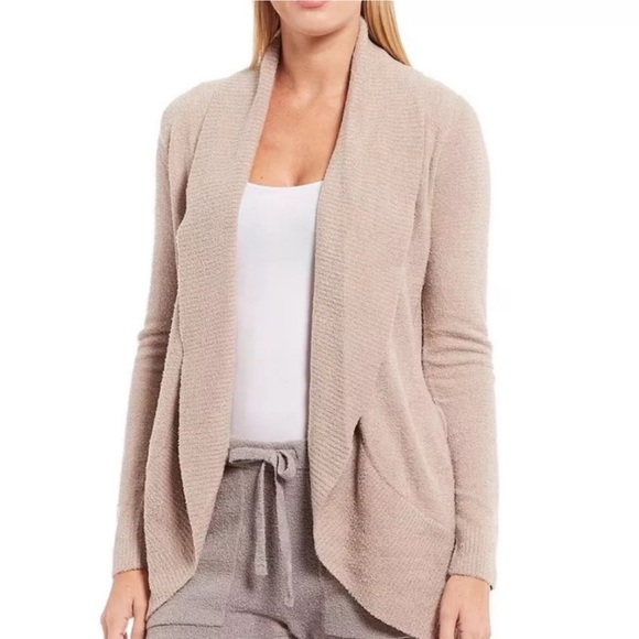 Barefoot Dreams Soft Tan Cardigan - Picture 1 of 4